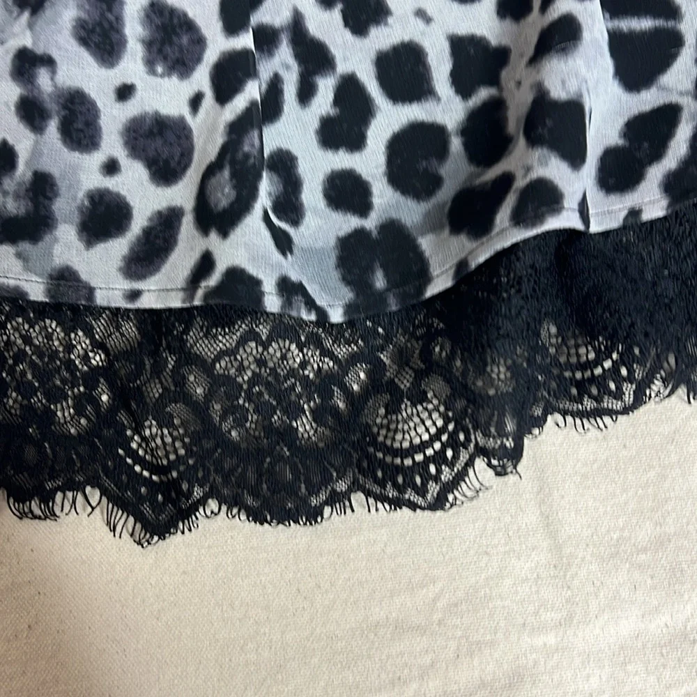 Lane Bryant Leopard Print Cami Top – Size 14 with Lace Trim - Picture 6 of 7
